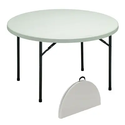A Round Fold-in-Half Table