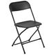 Black or Brown Folding Chairs 
