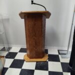 Table Top Podium with Gooseneck for Mic