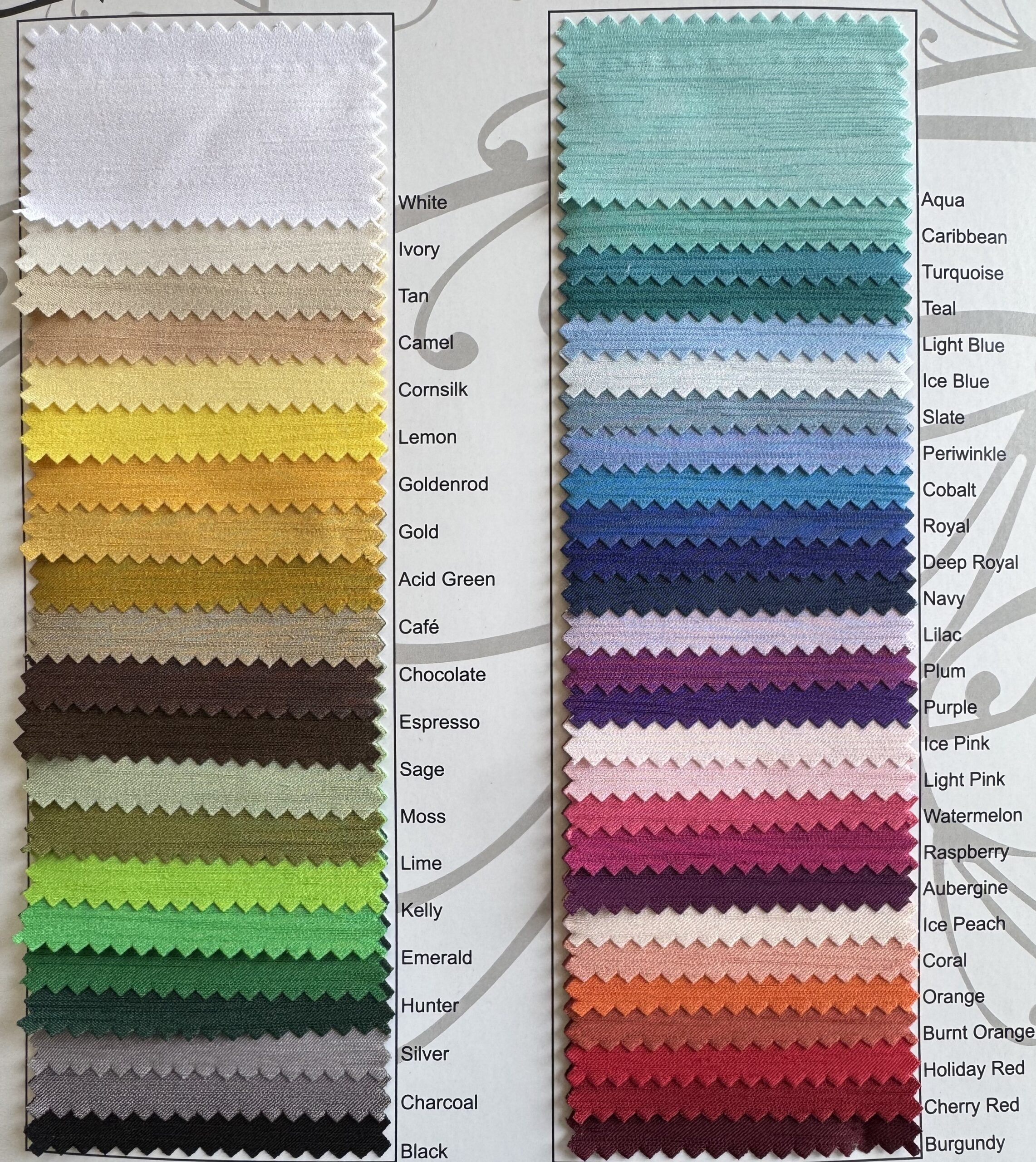 Linen Colors